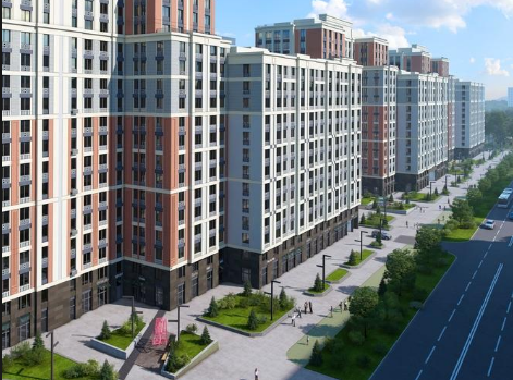 في حي Admiralteisky المخطط لبناء مجمع سكني جديد